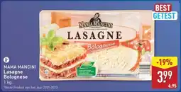 ALDI Mama mancini lasagne bolognese aanbieding