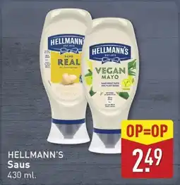 ALDI Hellmann's Saus aanbieding