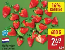 ALDI Hollandse aardbeien aanbieding