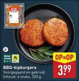 ALDI BBQ kipburgers aanbieding