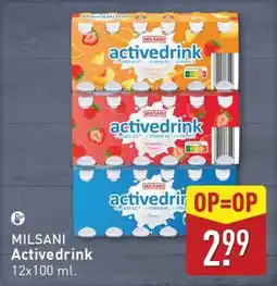 ALDI Milsani Activedrink aanbieding