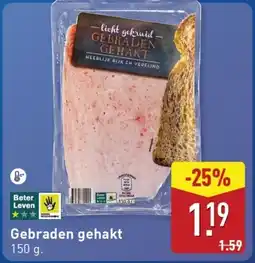 ALDI Gebraden gehakt aanbieding