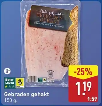 ALDI Gebraden gehakt aanbieding