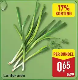 ALDI Lente-uien aanbieding