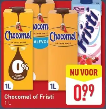 ALDI Chocomel of Fristi aanbieding