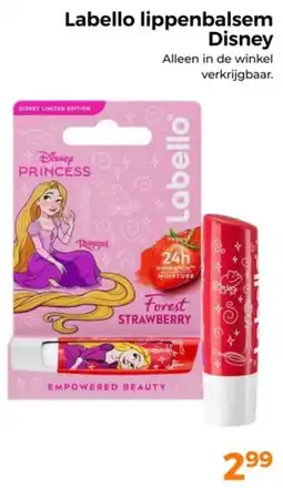 Trekpleister Labello Lippenbalsem Disney aanbieding