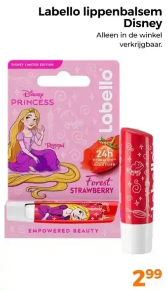 Trekpleister Labello Lippenbalsem Disney aanbieding