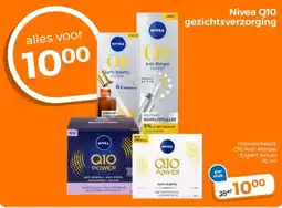 Trekpleister Nivea Q10 gezichtsverzorging aanbieding