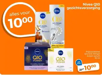 Trekpleister Nivea Q10 gezichtsverzorging aanbieding