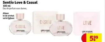 Kruidvat Sentio Love & Casual aanbieding
