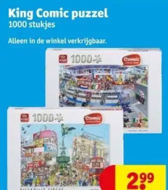 Kruidvat King Comic puzzel aanbieding