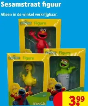Kruidvat Sesamstraat figuur aanbieding