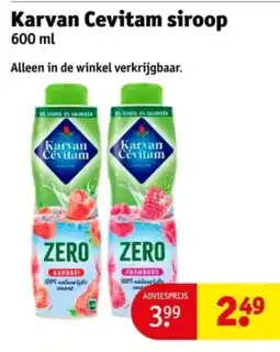 Kruidvat Karvan Cevitam siroop aanbieding