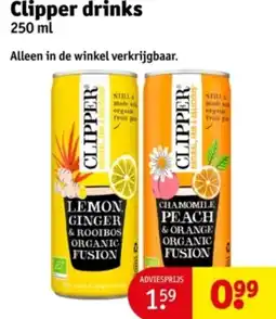 Kruidvat Clipper drinks aanbieding