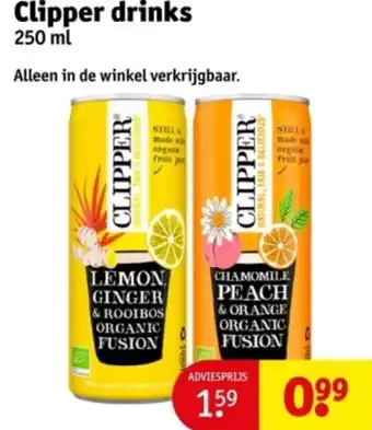 Kruidvat Clipper drinks aanbieding