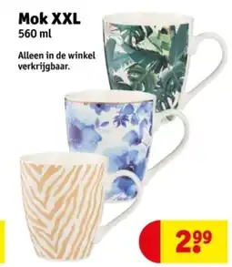 Kruidvat Mok XXL aanbieding
