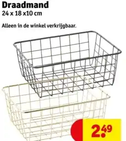 Kruidvat Draadmand aanbieding
