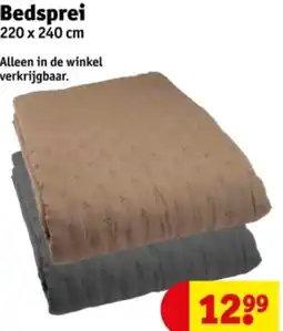 Kruidvat Bedsprei aanbieding