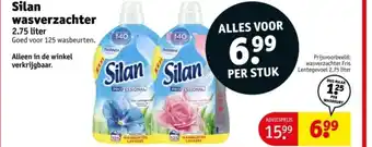 Kruidvat Silan wasverzachter aanbieding