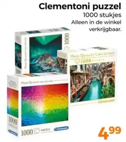 Trekpleister Clementoni puzzel aanbieding