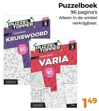 Trekpleister Puzzelboek aanbieding