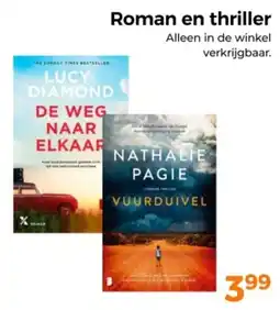 Trekpleister Roman en thriller aanbieding