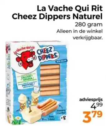 Trekpleister La Vache Qui Rit Cheez Dippers Naturel aanbieding