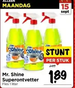 Vomar Voordeelmarkt Mr. Shine Superontvetter aanbieding