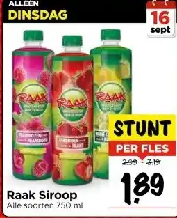 Vomar Voordeelmarkt Raak Siroop aanbieding