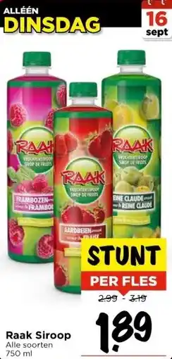 Vomar Voordeelmarkt Raak Siroop aanbieding