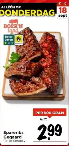 Vomar Voordeelmarkt Spareribs Gegaard aanbieding