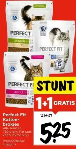 Vomar Voordeelmarkt Perfect Fit Katten- brokjes aanbieding