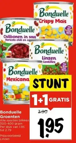 Vomar Voordeelmarkt Bonduelle Groenten aanbieding