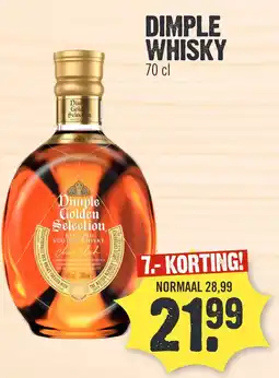 Super Dirck 3 DIMPLE WHISKY aanbieding