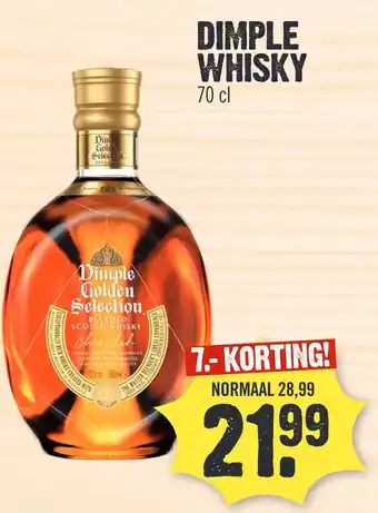 Super Dirck 3 DIMPLE WHISKY aanbieding