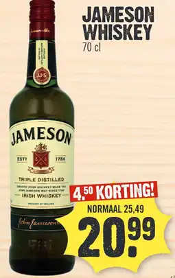 Super Dirck 3 JAMESON WHISKEY aanbieding