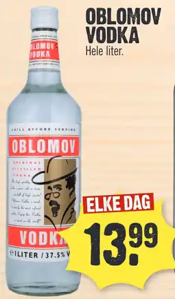 Super Dirck 3 OBLOMOV VODKA aanbieding