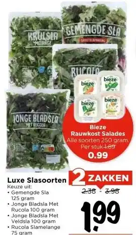 Vomar Voordeelmarkt Luxe Slasoorten aanbieding