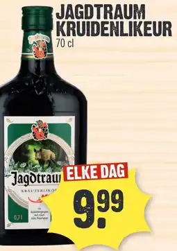 Super Dirck 3 JAGDTRAUM KRUIDENLIKEUR aanbieding