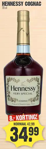Super Dirck 3 HENNESSY COGNAC aanbieding