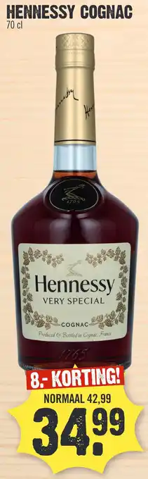Super Dirck 3 HENNESSY COGNAC aanbieding