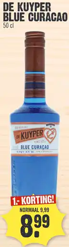 Super Dirck 3 DE KUYPER BLUE CURACAO aanbieding