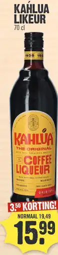 Super Dirck 3 KAHLUA LIKEUR aanbieding