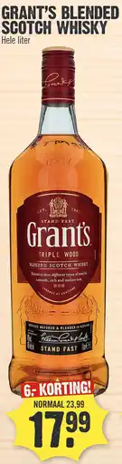 Super Dirck 3 GRANT'S BLENDED SCOTCH WHISKY aanbieding
