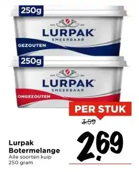 Vomar Voordeelmarkt Lurpak Botermelange aanbieding
