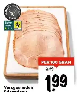 Vomar Voordeelmarkt Versgesneden Fricandeau aanbieding