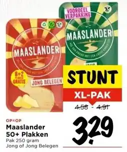 Vomar Voordeelmarkt Maaslander 50+ Plakken aanbieding