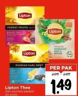 Vomar Voordeelmarkt Lipton Thee aanbieding
