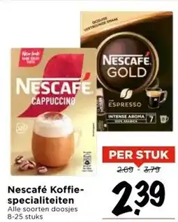 Vomar Voordeelmarkt Nescafé Koffie- specialiteiten aanbieding