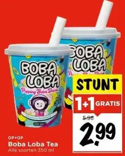Vomar Voordeelmarkt Boba Loba Tea aanbieding